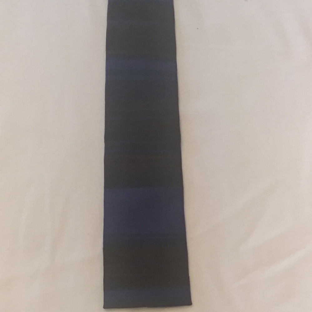 L219, Ernst, tie, 2" wide,  52" long, black, brown